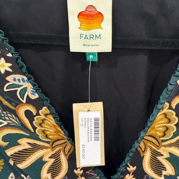 Farm Rio - NWT Rio Jaipur Mini Dress - medium - Picture 6 of 6